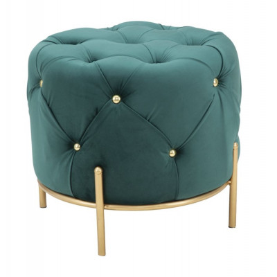 PUFF DIAMOND GLAM VERDE CM Ø 45X40